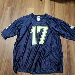 San Diego Chargers, Philip Rivers #17 NFL Team Apparel 2XL jersey